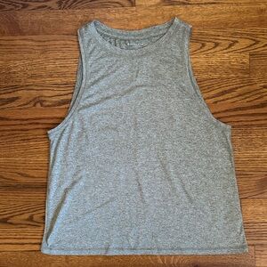 Athleta Heathered Green exercise Top